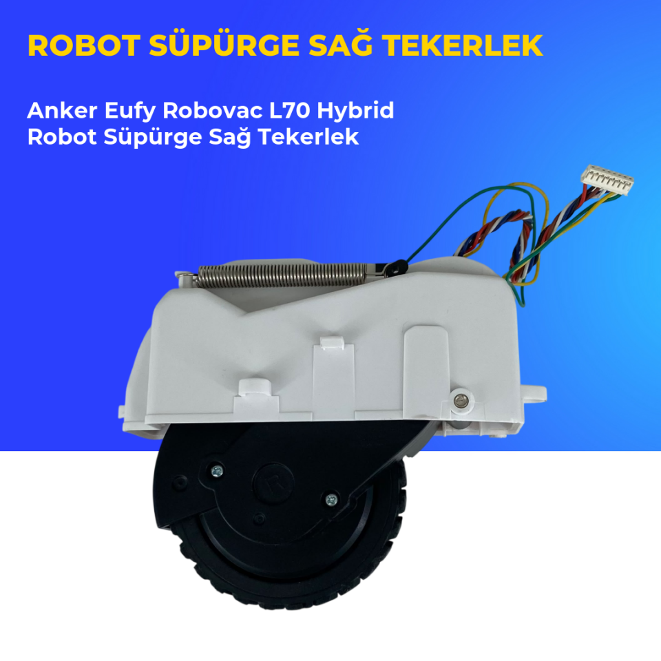 Anker Eufy Robovac L70 Hybrid Robot Süpürge Sağ Tekerlek