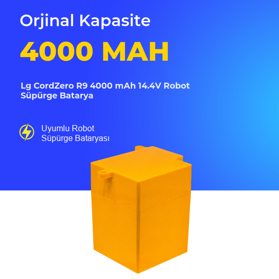 Lg CordZero R9 4000 mAh 14.4V Robot Süpürge Batarya