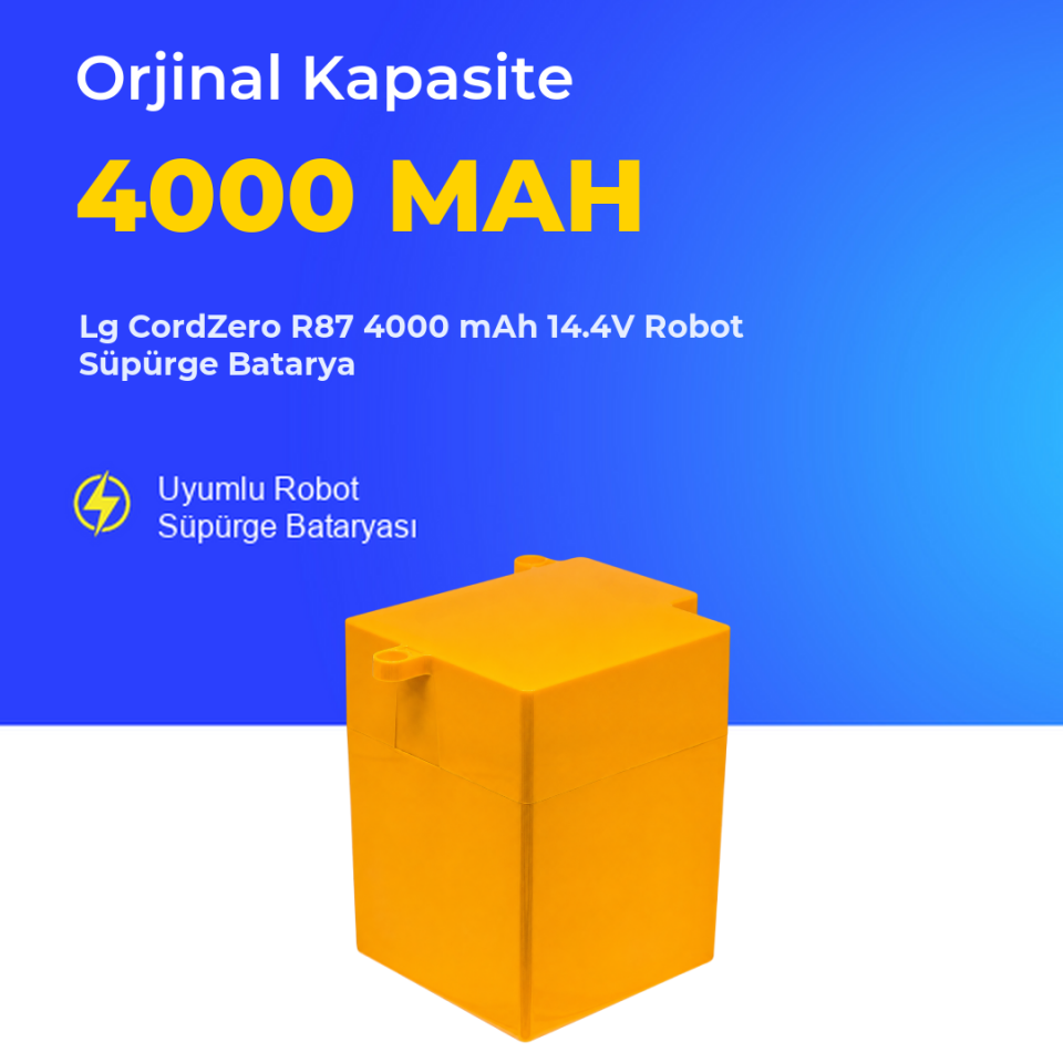 Lg CordZero R87 4000 mAh 14.4V Robot Süpürge Batarya