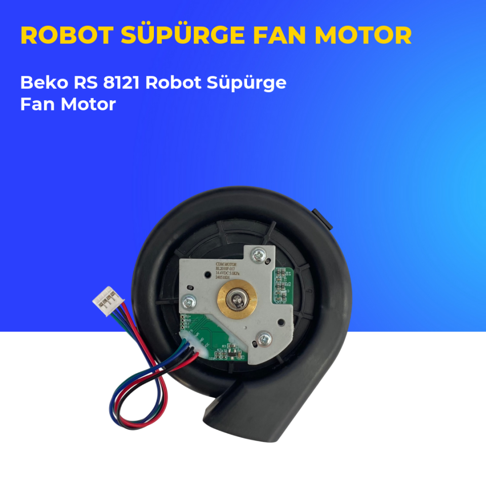Beko RS 8121 Robot Süpürge Fan Motor
