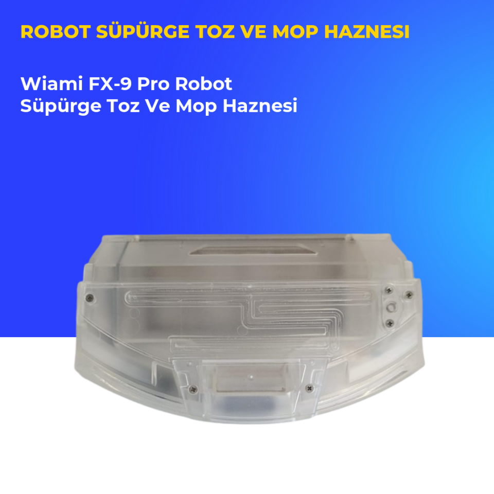 Wiami FX-9 Pro Robot Süpürge Toz Ve Mop Haznesi