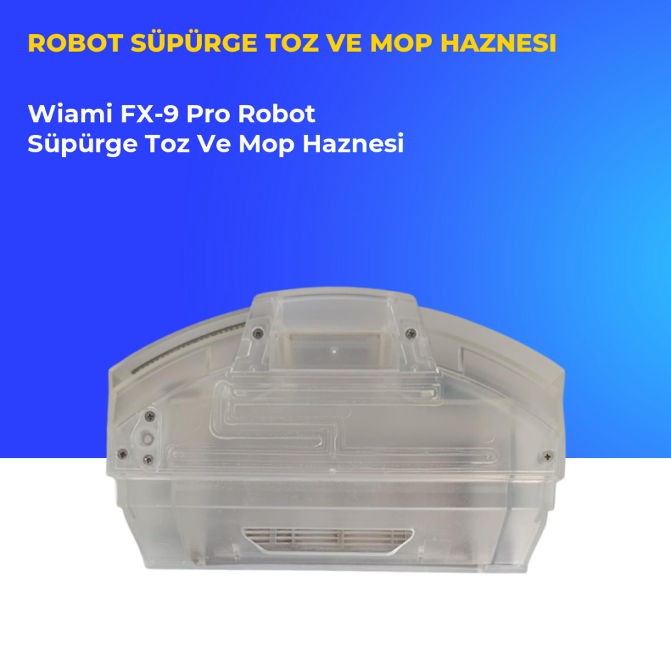 Wiami FX-9 Pro Robot Süpürge Toz Ve Mop Haznesi