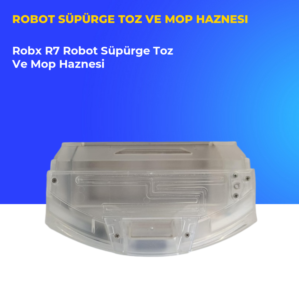 Robx R7 Robot Süpürge Toz Ve Mop Haznesi