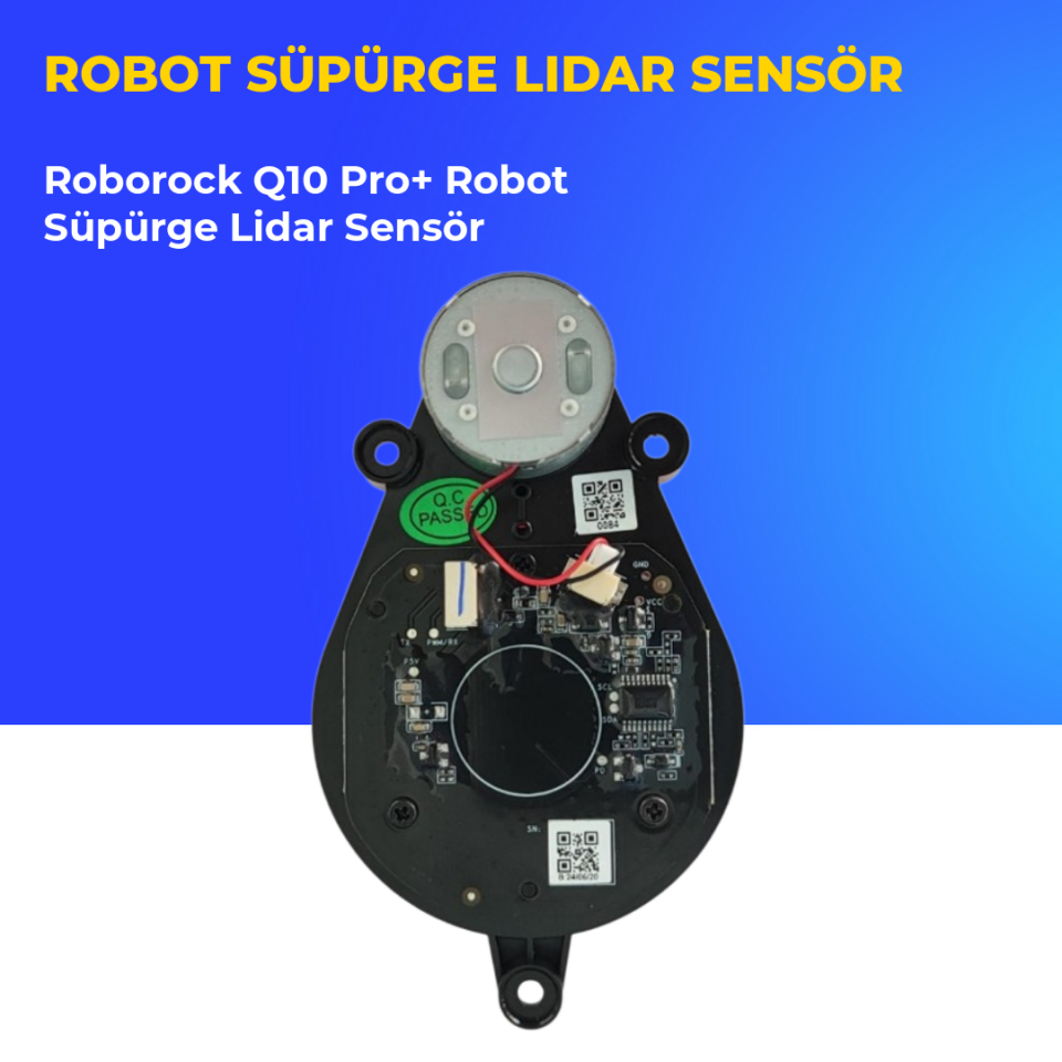 Roborock Q10 Pro+ Robot Süpürge Lidar Sensör
