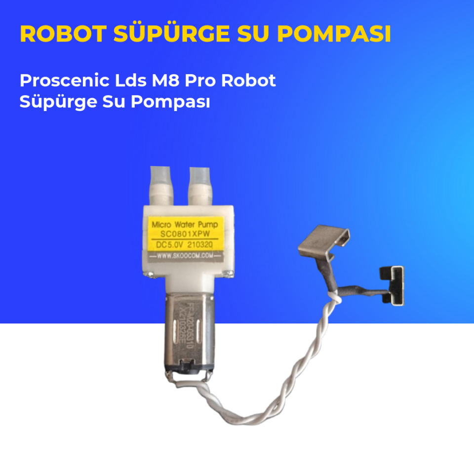 Proscenic Lds M8 Pro Robot Süpürge Su Pompası