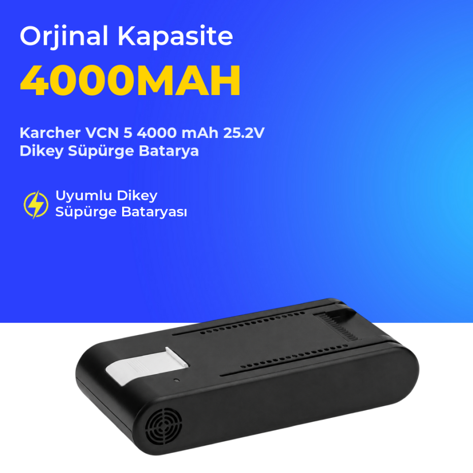 Karcher VCN 5 4000 mAh 25.2V Dikey Süpürge Batarya