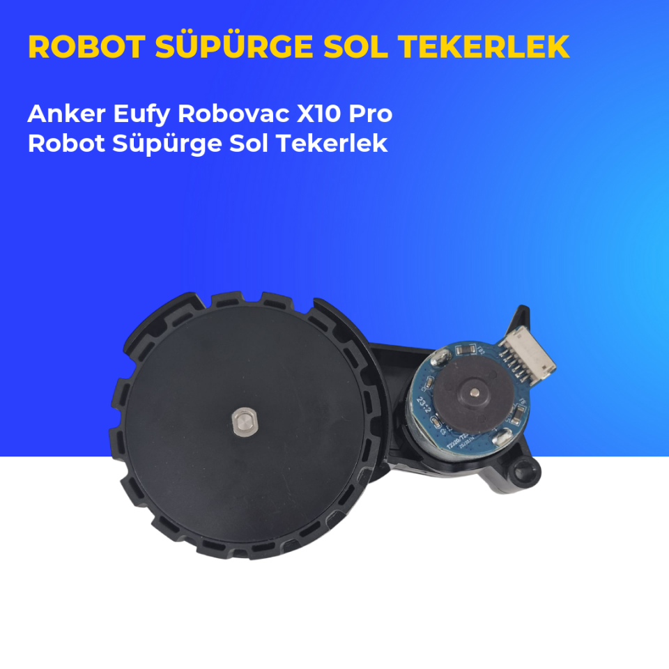 Anker Eufy Robovac X10 Pro Robot Süpürge Sol Tekerlek