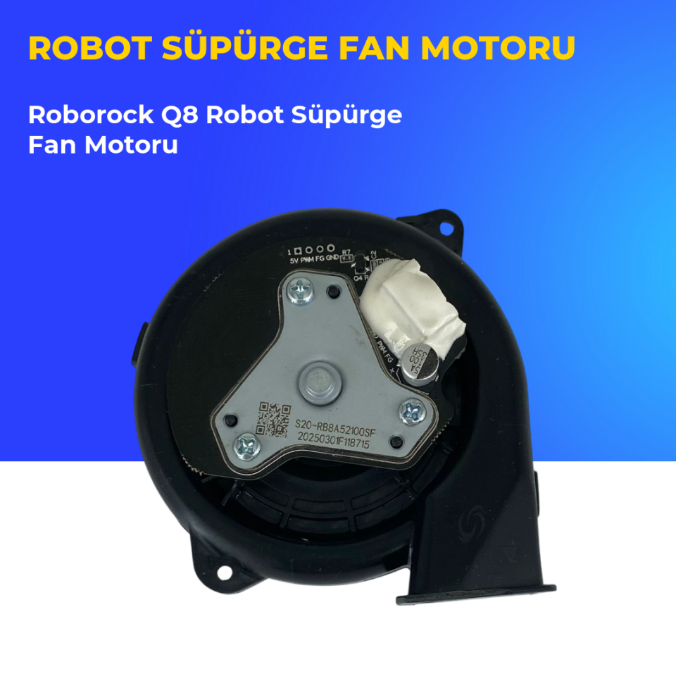 Roborock Q8 Robot Süpürge Fan Motoru