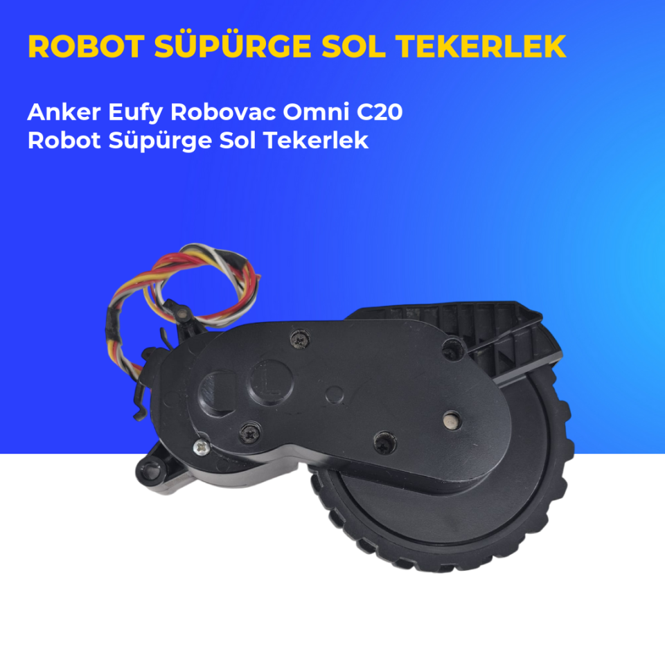 Anker Eufy Robovac Omni C20 Robot Süpürge Sol Tekerlek