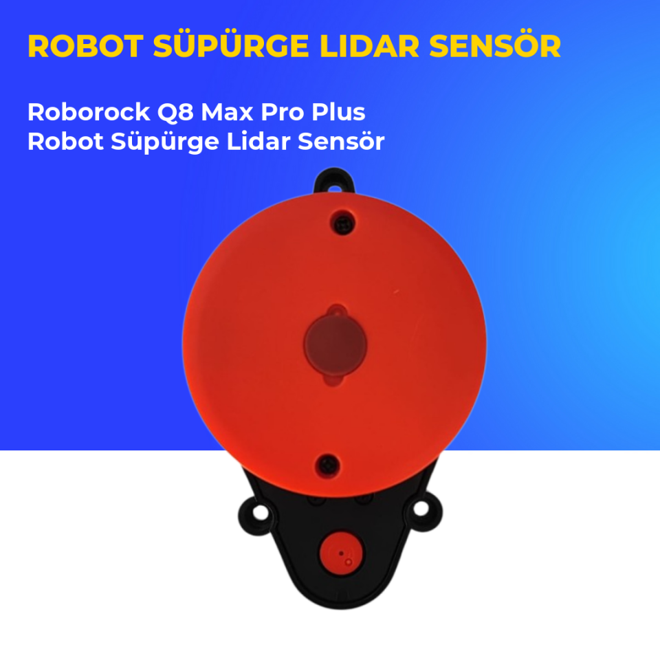 Roborock Q8 Max Pro Plus Robot Süpürge Lidar Sensör