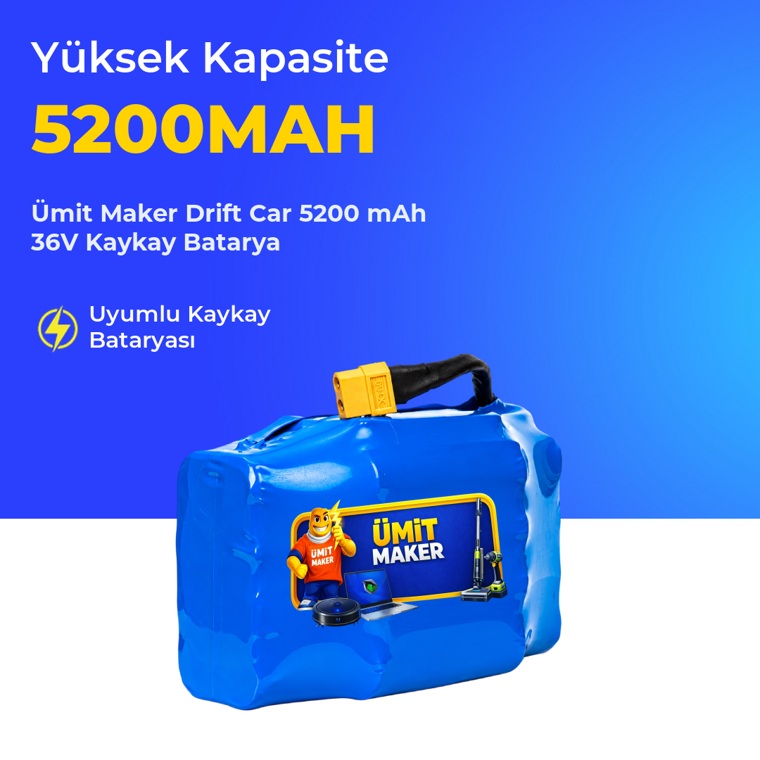 Drift Car 5200 mAh 36V Kaykay Batarya