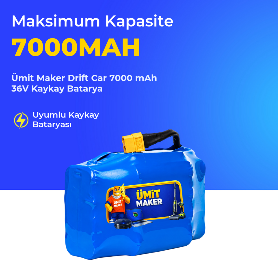 Drift Car 7000 mAh 36V Kaykay Batarya