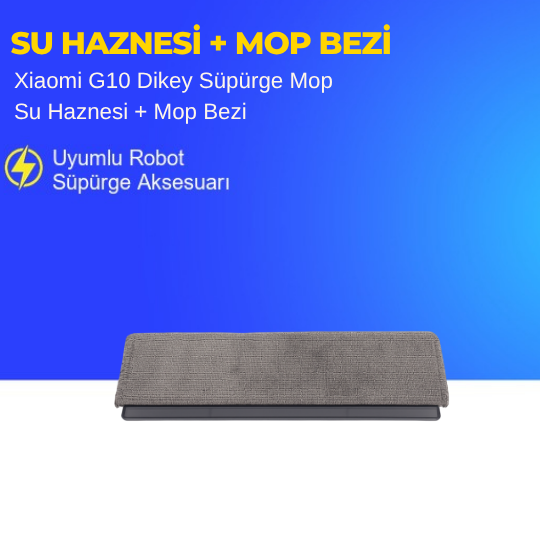Xiaomi G10 Dikey Süpürge Mop Su Haznesi + Mop Bezi