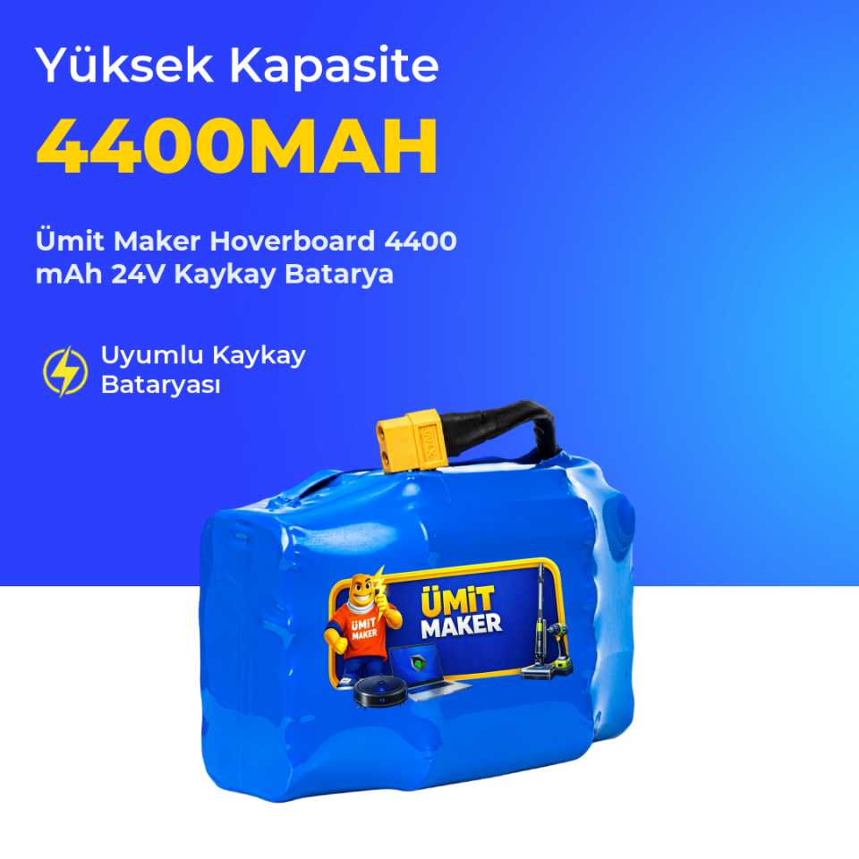 Hoverboard 4400 mAh 24V Kaykay Batarya