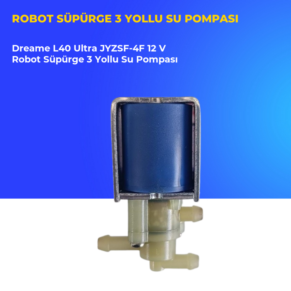 Dreame L40 Ultra JYZSF-4F 12 V Robot Süpürge 3 Yollu Su Pompası