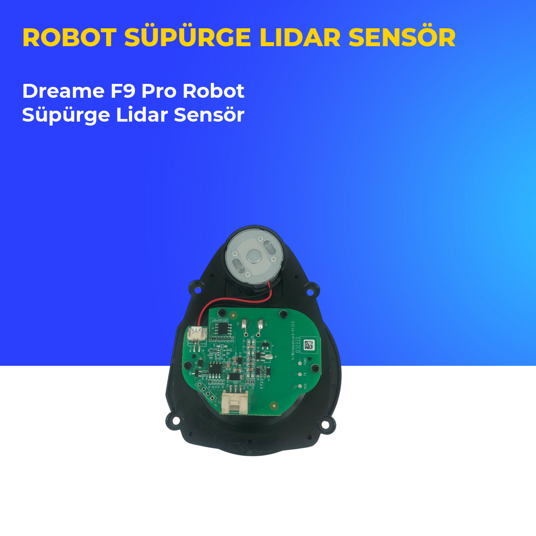 Dreame F9 Pro Robot Süpürge Lidar Sensör