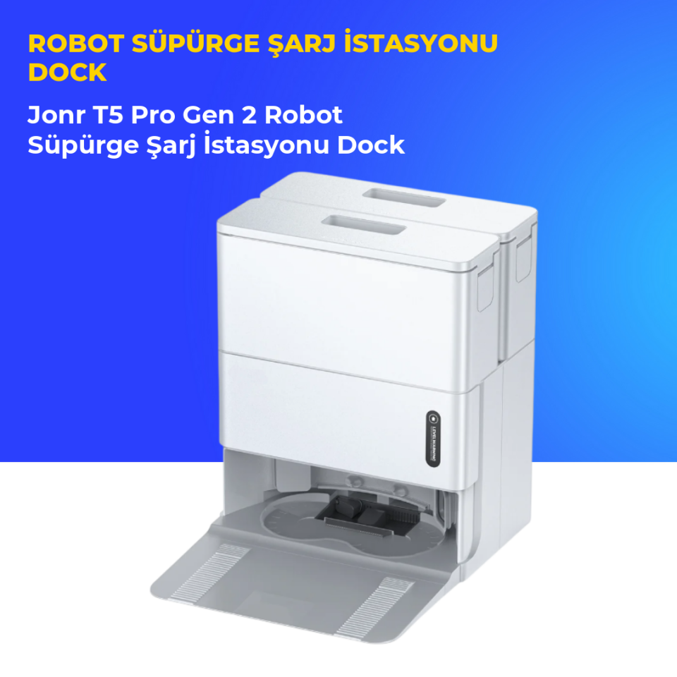 Jonr T5 Pro Gen 2 Robot Süpürge Şarj İstasyonu Dock
