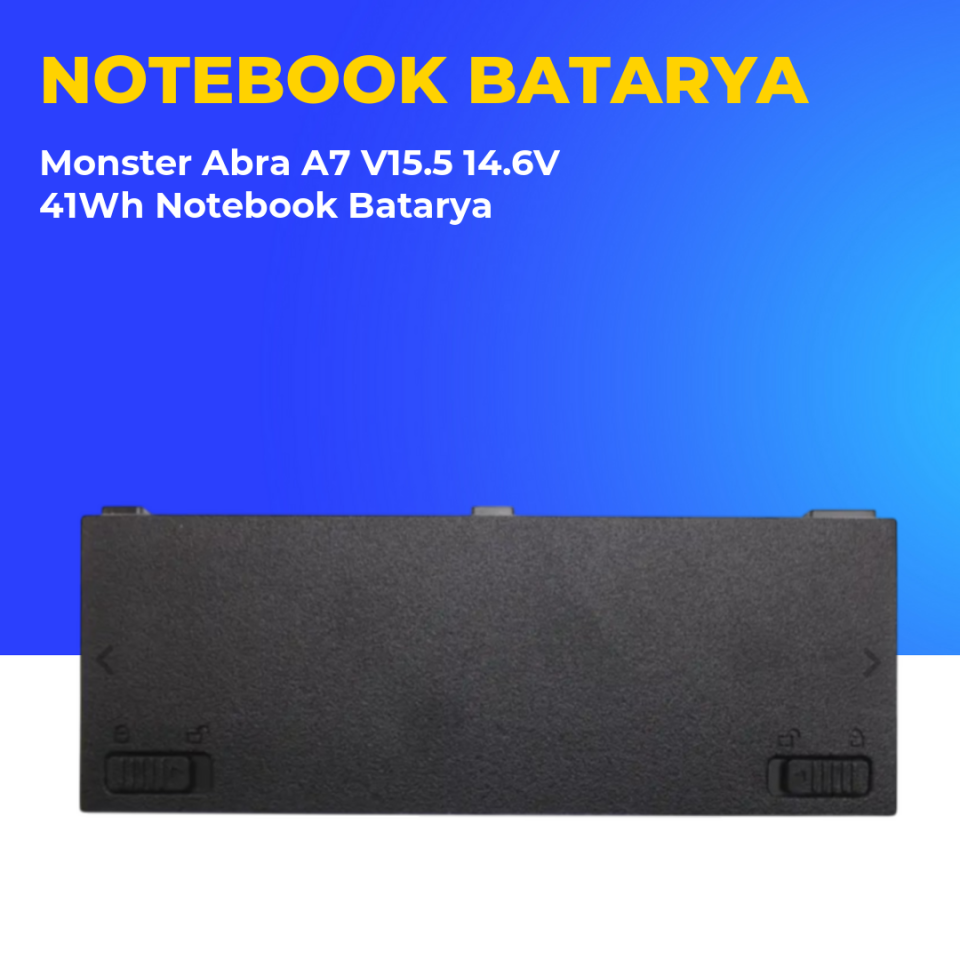 Monster Abra A7 V15.5 14.6V 41Wh Notebook Batarya
