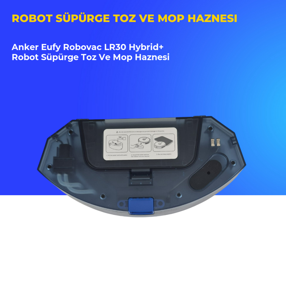 Anker Eufy Robovac LR30 Hybrid+ Robot Süpürge Toz Ve Mop Haznesi