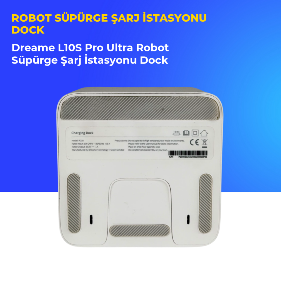 Dreame L10S Pro Ultra Robot Süpürge Şarj İstasyonu Dock