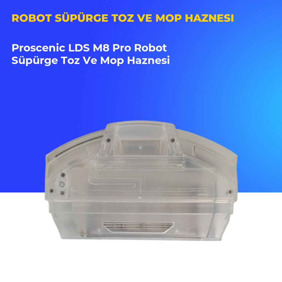 Proscenic LDS M8 Pro Robot Süpürge Toz Ve Mop Haznesi
