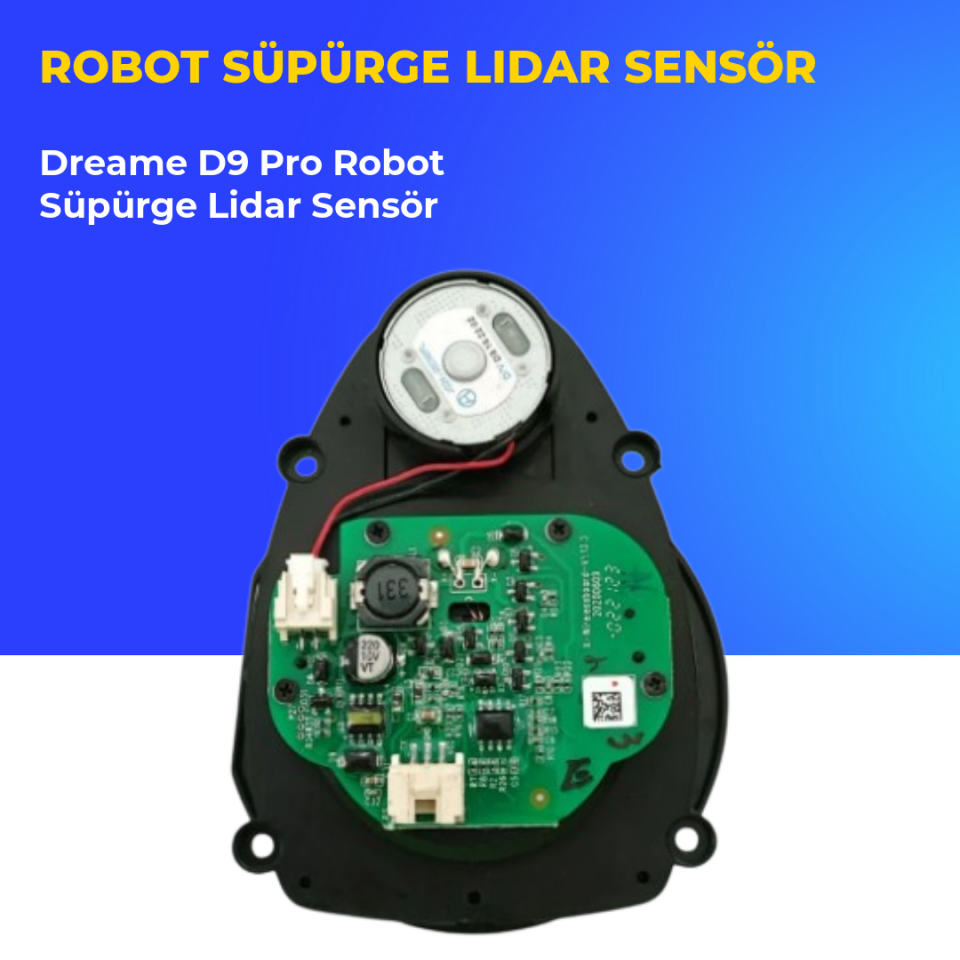 Dreame D9 Pro Robot Süpürge Lidar Sensör