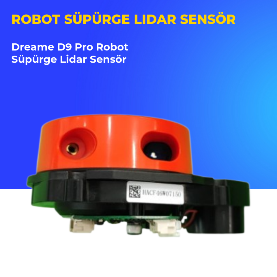 Dreame D9 Pro Robot Süpürge Lidar Sensör