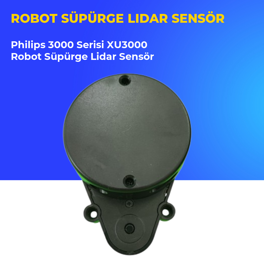 Philips 3000 Serisi XU3000 Robot Süpürge Lidar Sensör