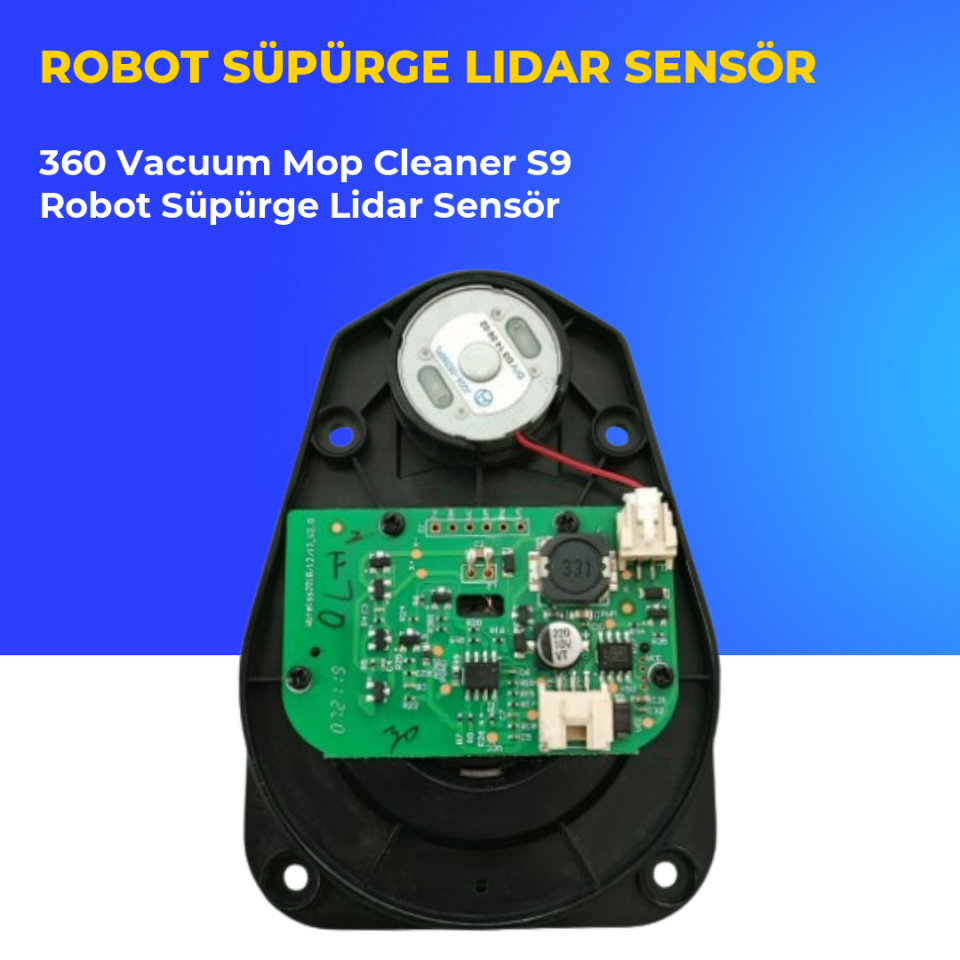 360 Vacuum Mop Cleaner S9 Robot Süpürge Lidar Sensör