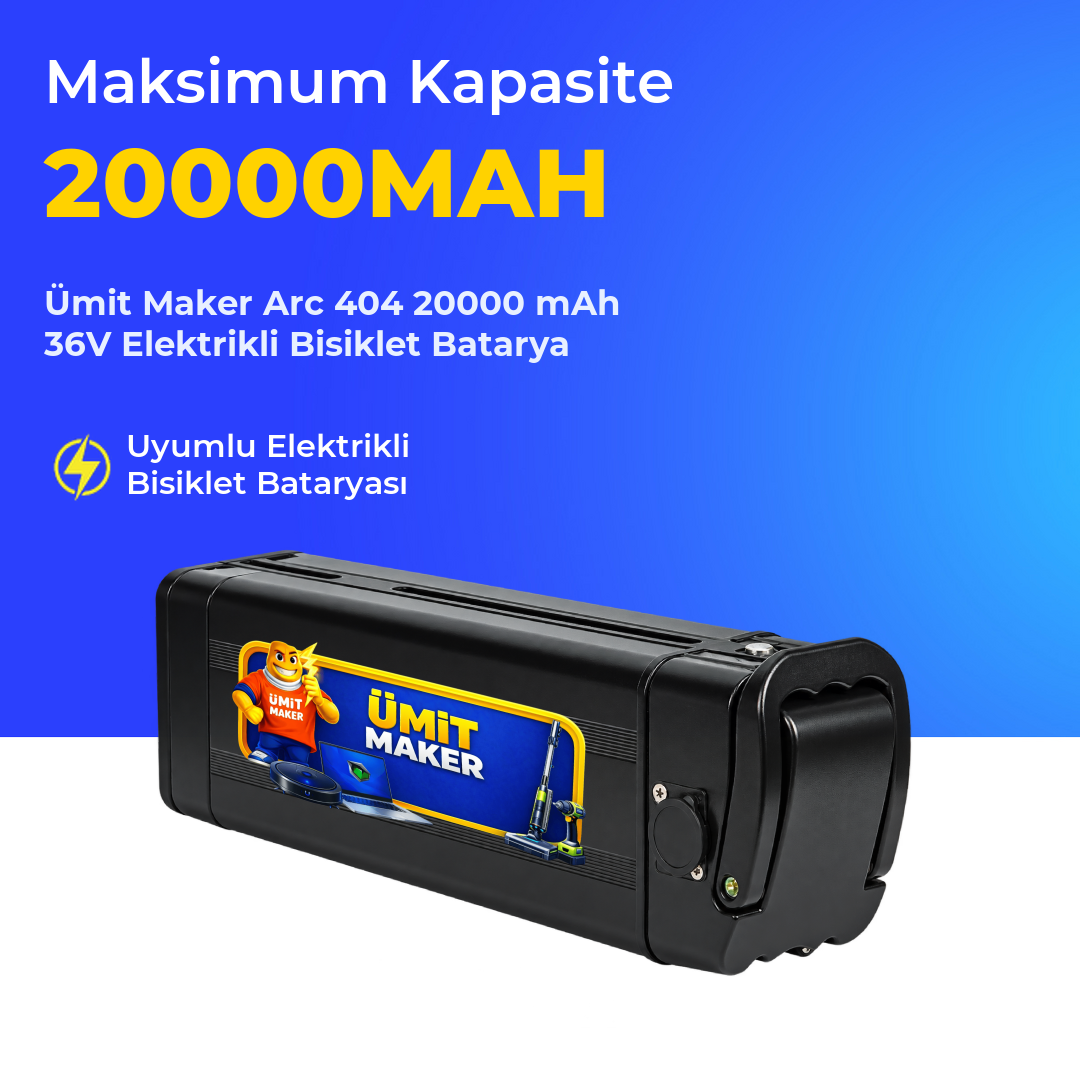 Arc 404 20000 mAh 36V Elektrikli Bisiklet Batarya