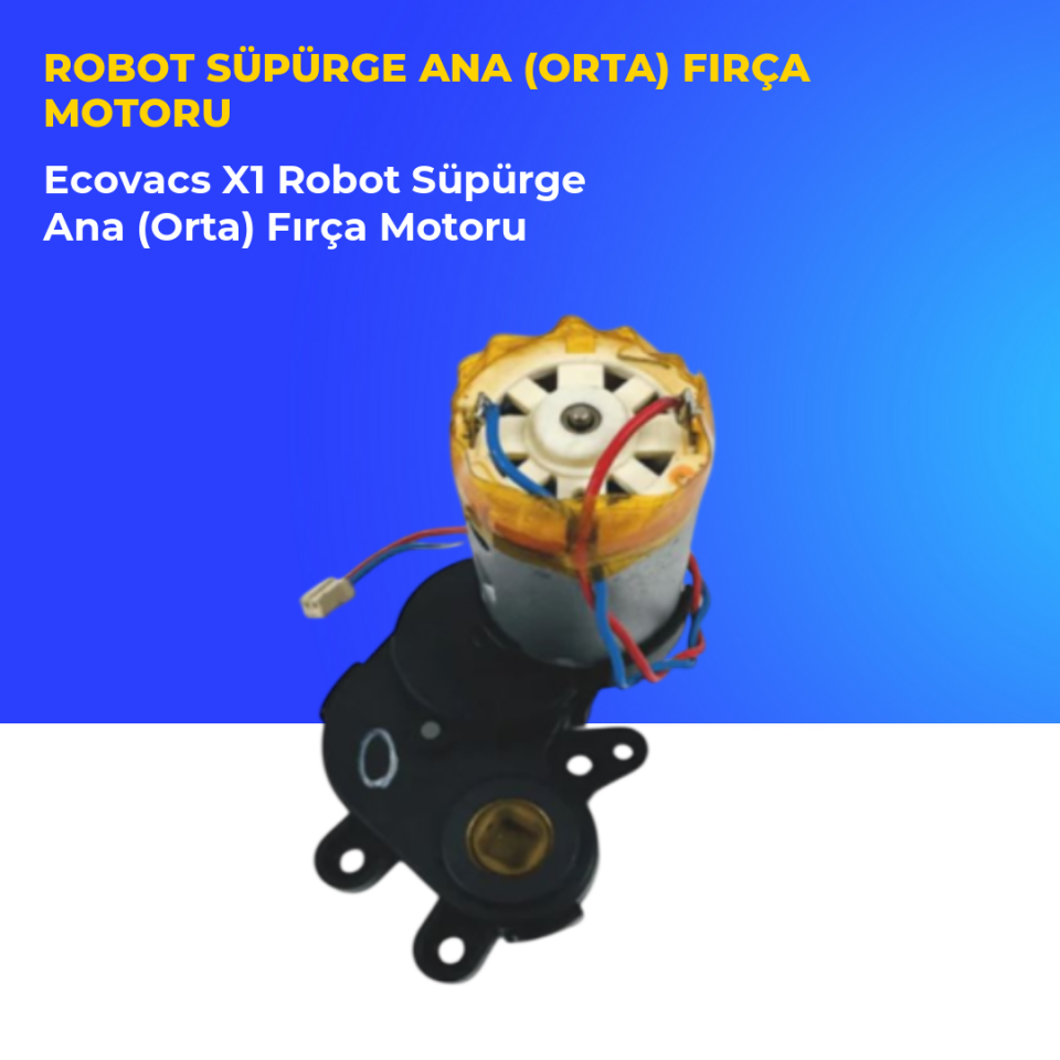 Ecovacs X1 Robot Süpürge Ana (Orta) Fırça Motoru