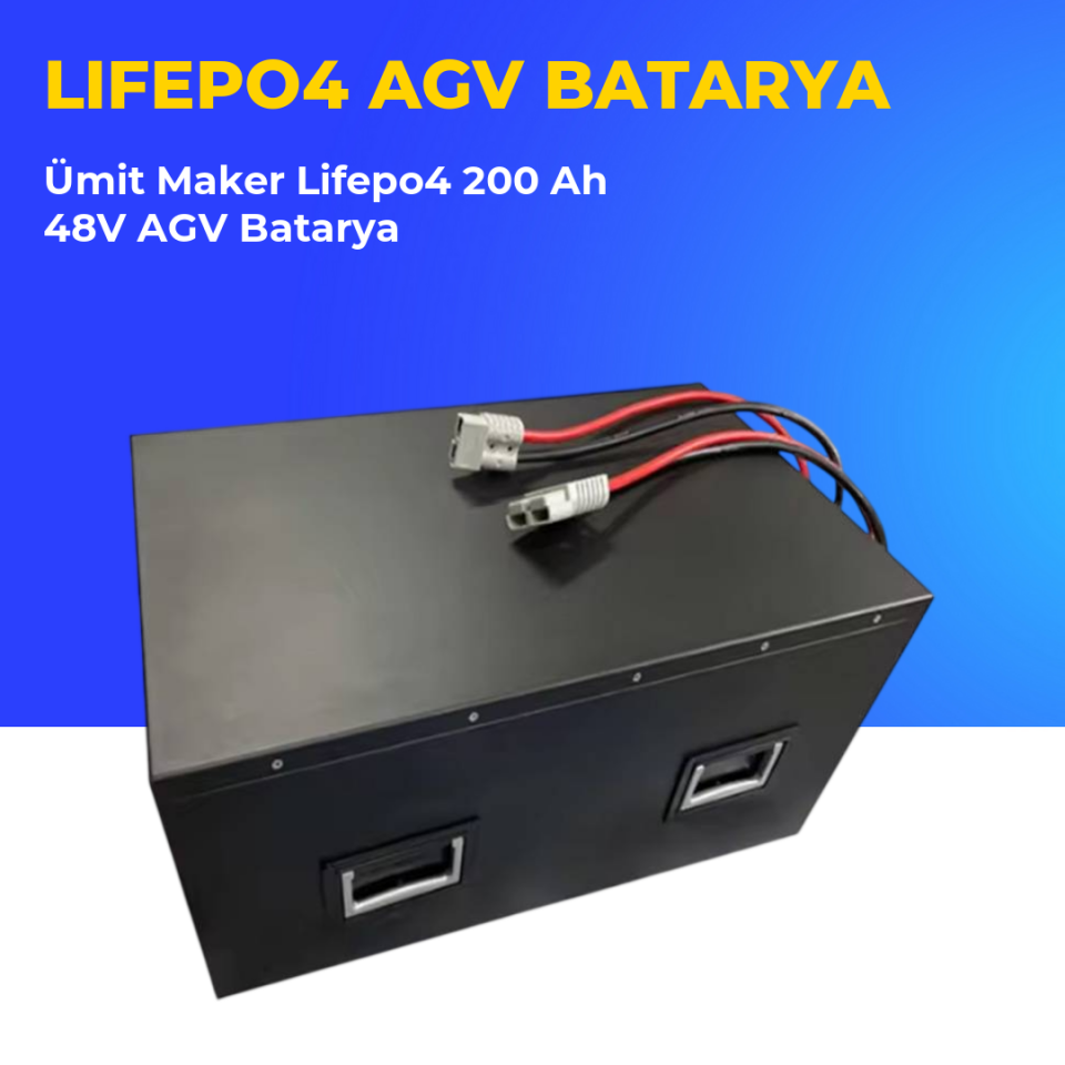 Ümit Maker Lifepo4 200 Ah 48V AGV Batarya