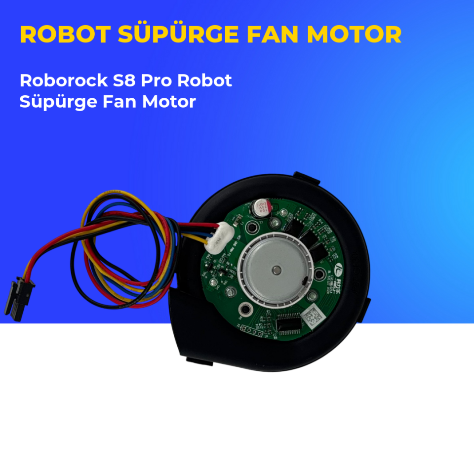 Roborock S8 Pro Robot Süpürge Fan Motor