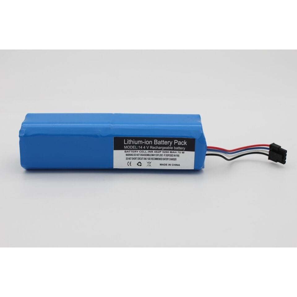 360 X90 Robot Süpürge 5200 mAh 14.4 V  Batarya – Orjinal Uyumlu Uzun Ömürlü, Yüksek Performans Pil