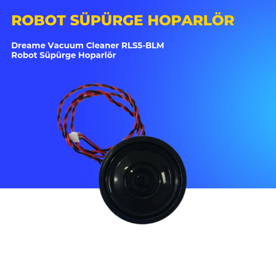 Dreame Vacuum Cleaner RLS5-BLM Robot Süpürge Hoparlör