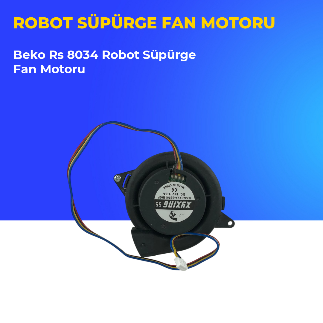 Beko Rs 8034 Robot Süpürge Fan Motoru
