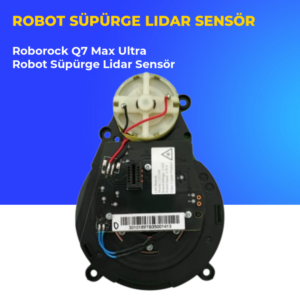 Roborock Q7 Max Ultra Robot Süpürge Lidar Sensör