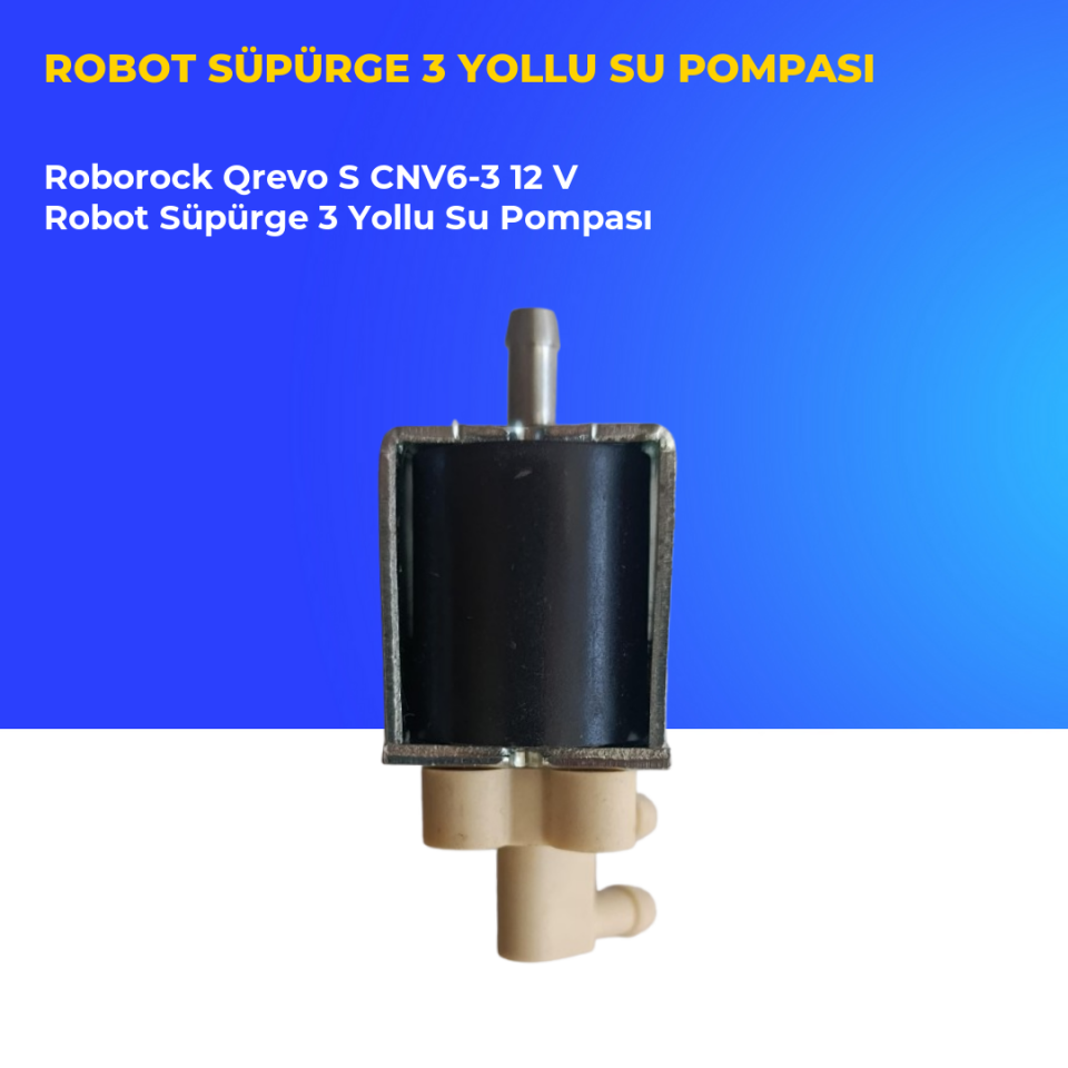 Roborock Qrevo S CNV6-3 12 V Robot Süpürge 3 Yollu Su Pompası