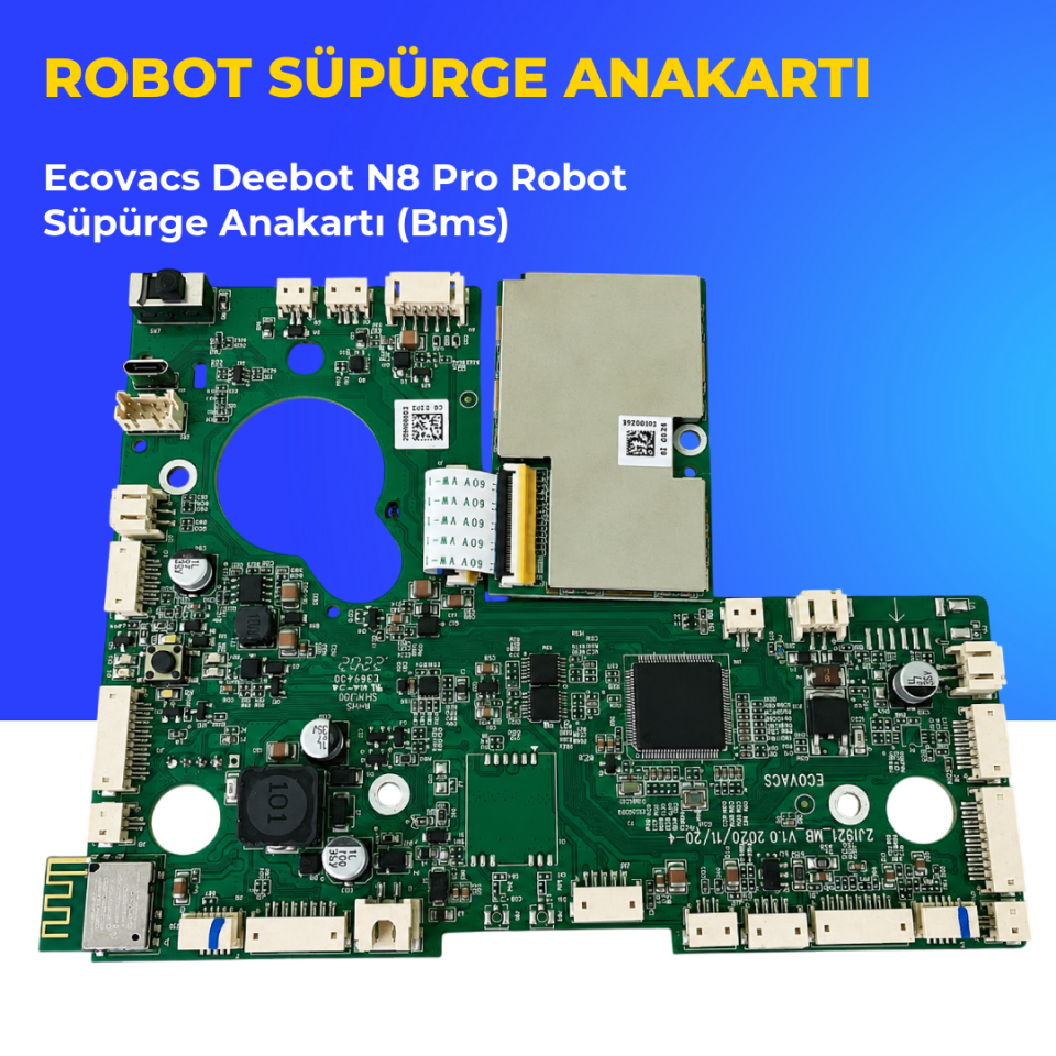 Ecovacs Deebot N8 Pro Robot Süpürge Anakartı (Bms)