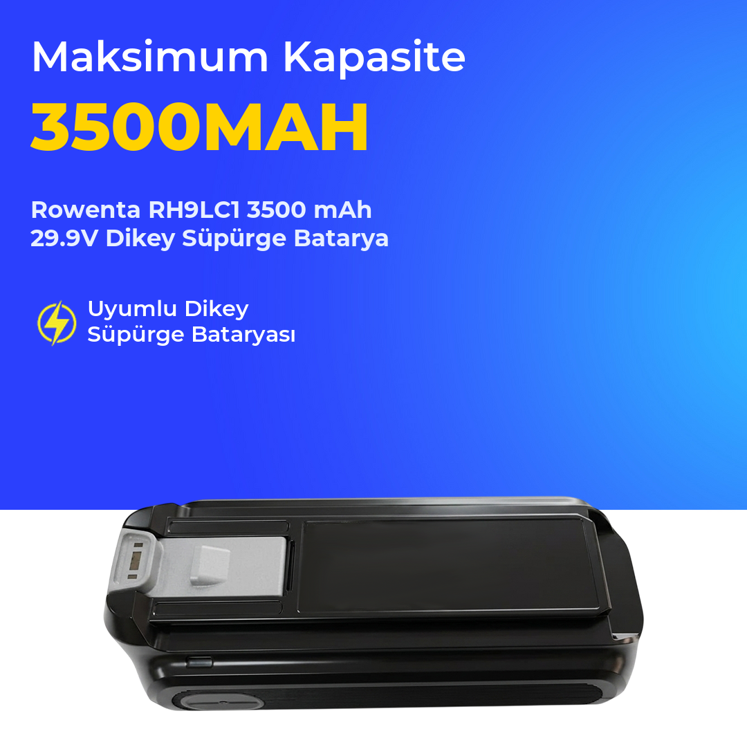 Rowenta RH9LC1 3500 mAh 29.9V Dikey Süpürge Batarya