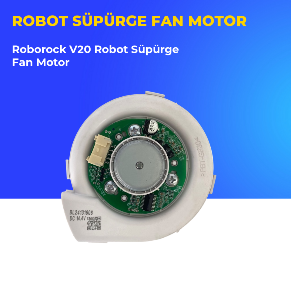 Roborock V20 Robot Süpürge Fan Motor
