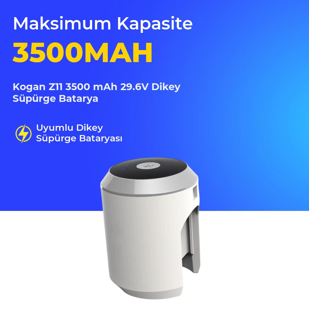 Kogan Z11 3500 mAh 29.6V Dikey Süpürge Batarya