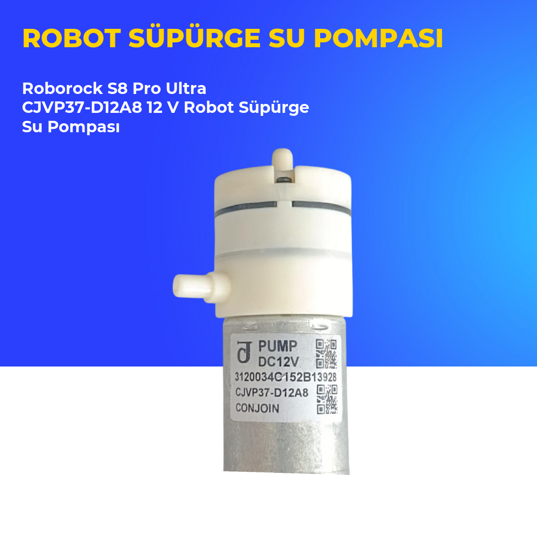 Roborock S8 Pro Ultra CJVP37-D12A8 12 V Robot Süpürge Su Pompası