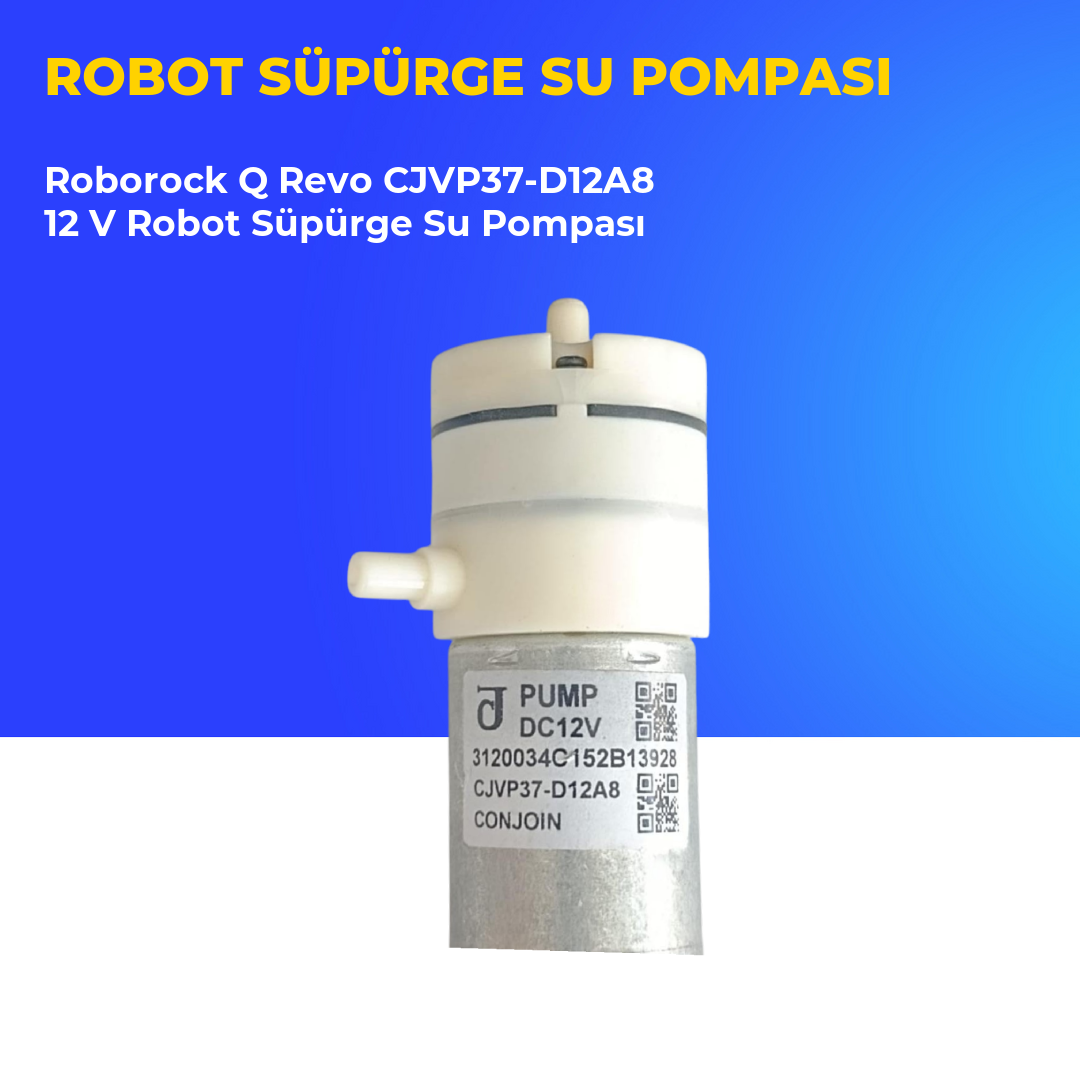 Roborock Q Revo CJVP37-D12A8 12 V Robot Süpürge Su Pompası
