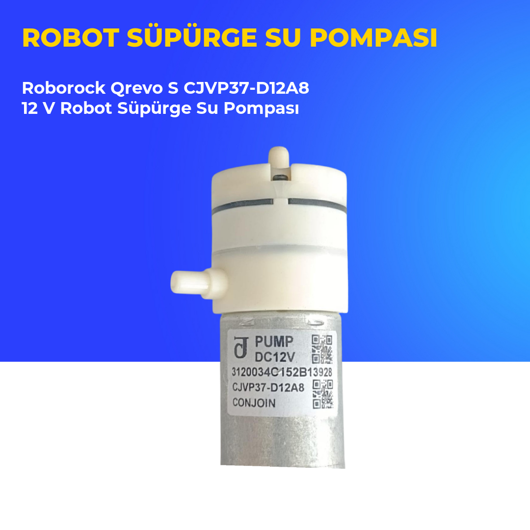 Roborock Qrevo S CJVP37-D12A8 12 V Robot Süpürge Su Pompası
