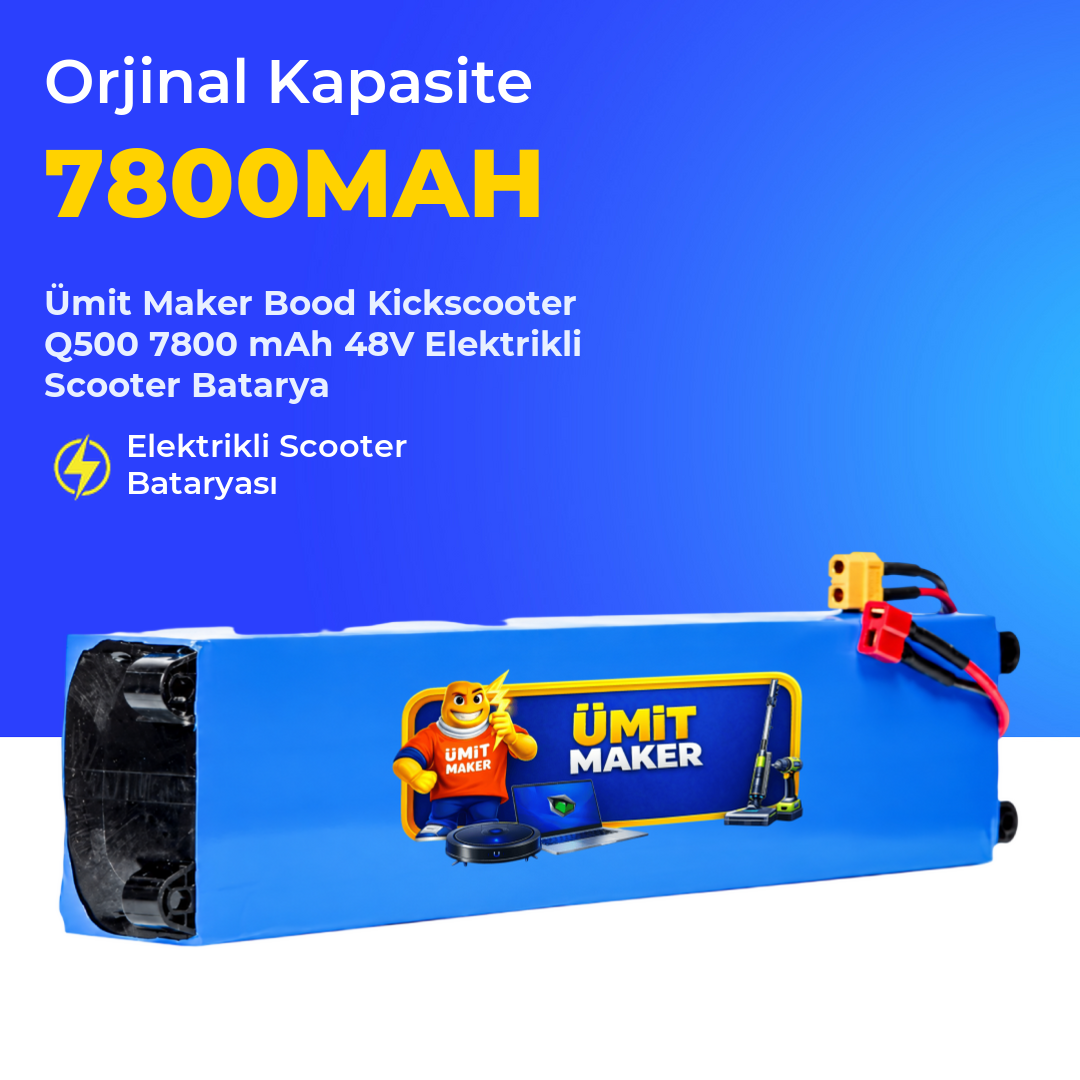 Bood Kickscooter Q500 7800 mAh 48V Elektrikli Scooter Batarya