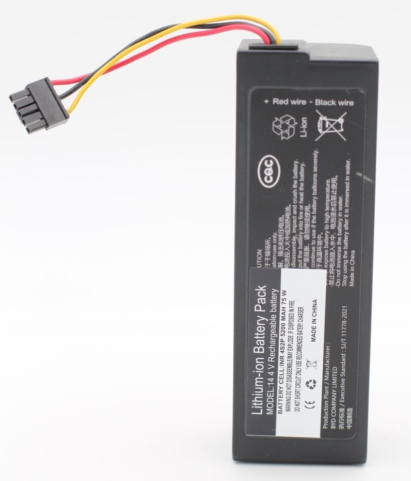 Karcher Rcv 5  Robot Süpürge 5200 mAh 14.4 V Kutulu Batarya – Orjinal Uyumlu Uzun Ömürlü, Yüksek Performans Pil