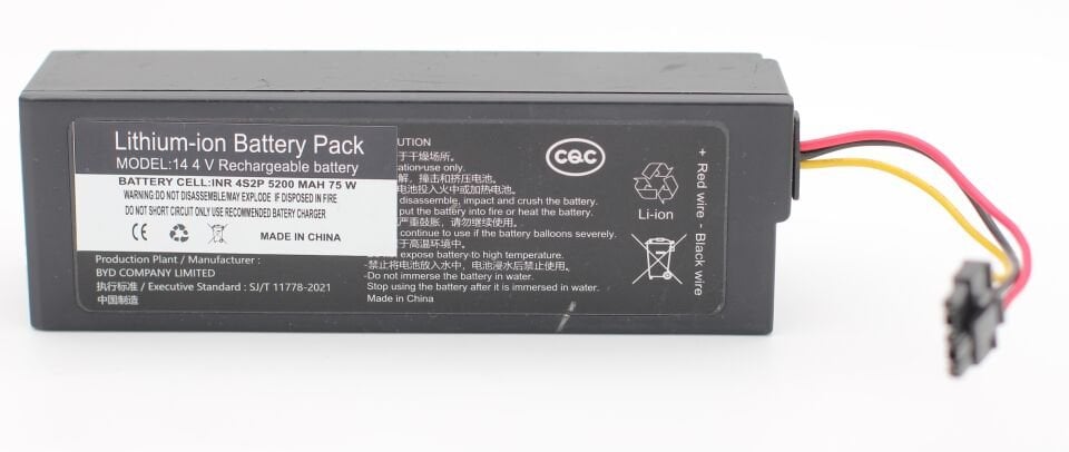 Karcher Rcv 5  Robot Süpürge 5200 mAh 14.4 V Kutulu Batarya – Orjinal Uyumlu Uzun Ömürlü, Yüksek Performans Pil