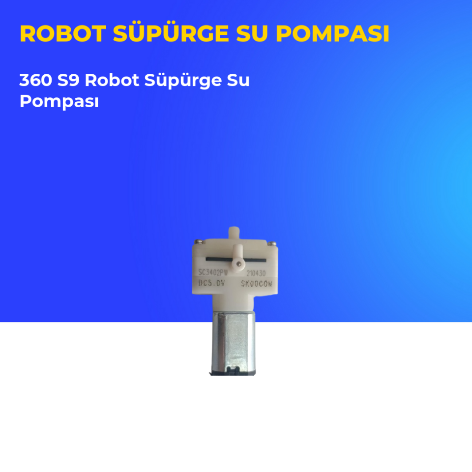 360 S9 Robot Süpürge Su Pompası