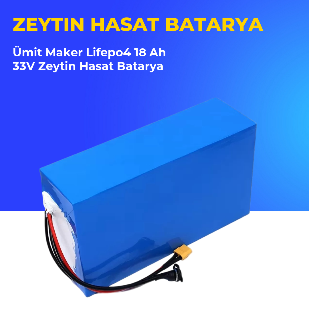 Ümit Maker Lifepo4 18 Ah 33V Zeytin Hasat Batarya
